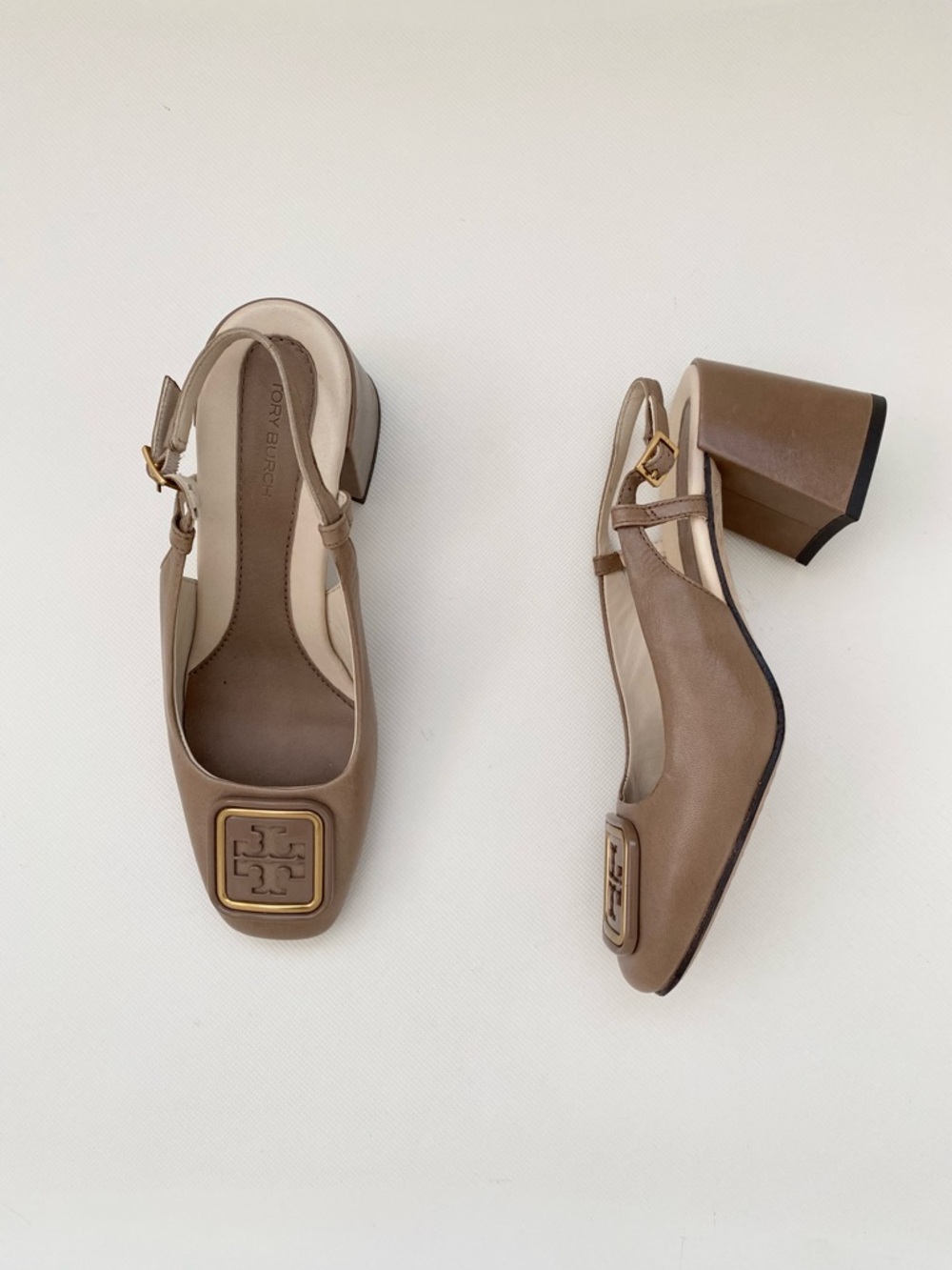 Tory Burch Georgia Slingback Block Heels